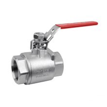 2PC Ball Valve Screw Ends with Lever Operator, 2000wog